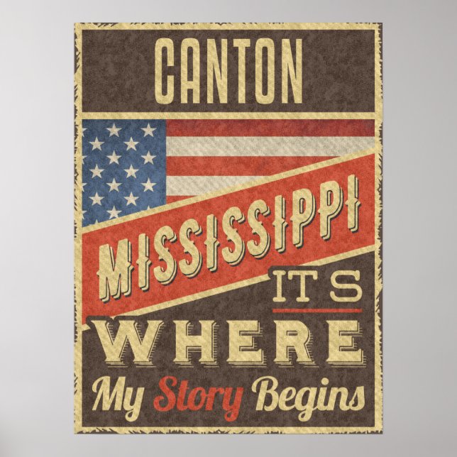 Poster Canton Mississippi (Frente)