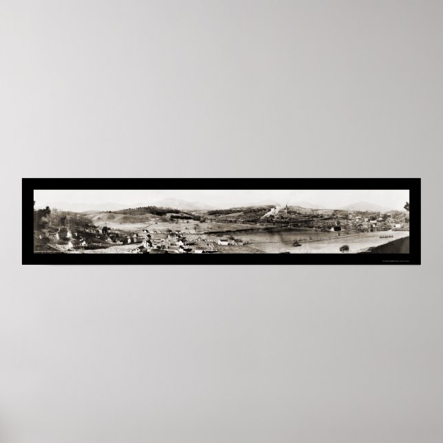 Poster Canton NC Fiber Photo 1911 (Frente)