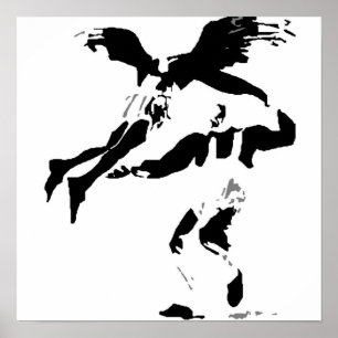 Pôster Canvas da parede do anjo do balanço