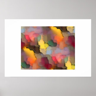 Poster Canvas de cor