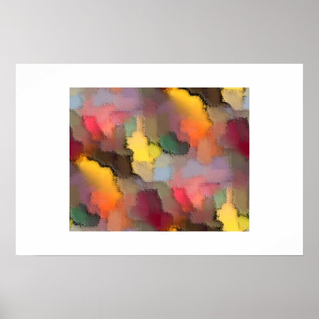 Poster Canvas de cor (Frente)