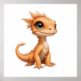 Poster Canvas de Dinossauro para Bebês - Sala para Crianç