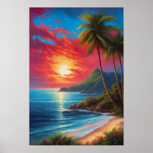 Poster Canvas de Esplendor Tropical