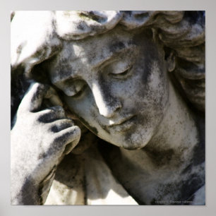 Pôster Canvas de pensamento do anjo