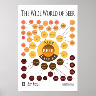 Poster Canvas do mundo inteiro da cerveja Infographics Im
