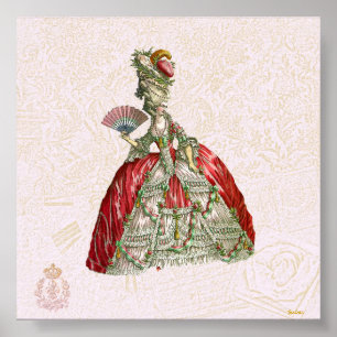 Pôster Canvas Giclee de Marie Antoinette