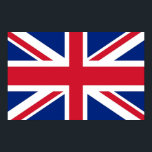 Poster Canvas Print com Flag do Reino Unido<br><div class="desc">Grande Canvas Imprime com Bandeira do Reino Unido. Este produto é personalizável.</div>