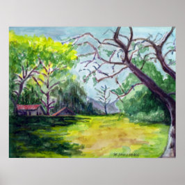 PÔSTER CANVAS PRINT - WATERCOLOR BY HARRIET DAVIDSOHN