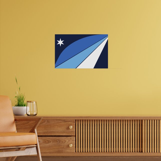 Poster Canvas Print with Flag of Columbia, Carolina do Su (Sala de Estar 2)
