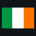 Pôster Canvas Print with Flag of Ireland<br><div class="desc">Grande Canvas Imprime com Bandeira da Irlanda. Este produto é personalizável.</div>