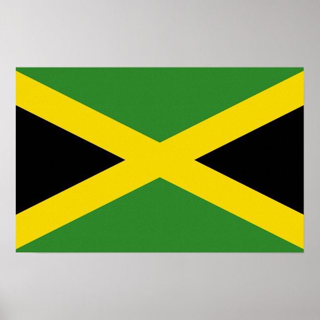 Poster Canvas Print with Flag of Jamaica (Frente)
