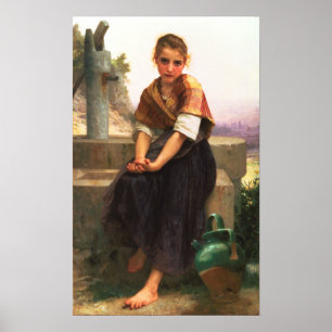 Poster Canvas Quebrada Pitcher William-Adolphe Bouguereau