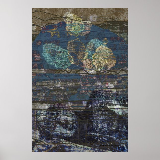 Poster canvas "Reclinando Buda" (Frente)