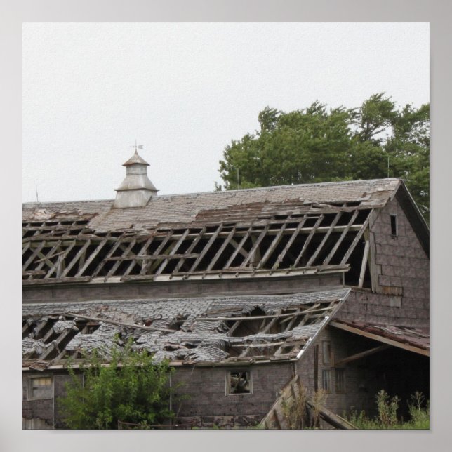 Poster Canvas Velho Barn (Frente)