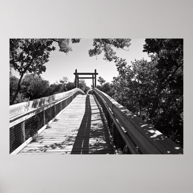 Poster Canvas Zen Boardwalk (Frente)