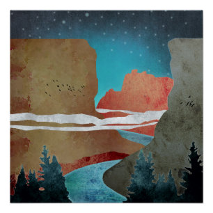 Pôster Canyon Birds