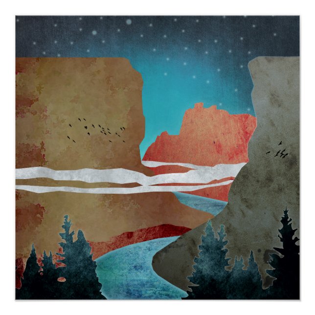 Pôster Canyon Birds (Frente)