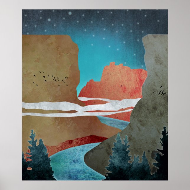 Poster Canyon Birds (Frente)