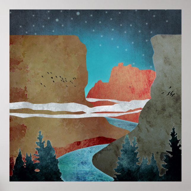 Poster Canyon Birds (Frente)