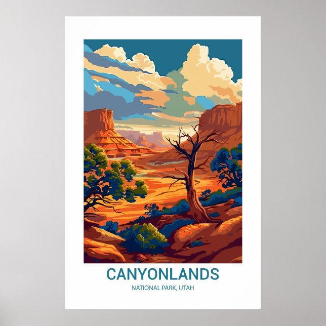 Poster Canyonlands National Park Utah EUA (Frente)