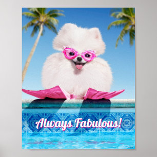 Poster Cão Ao Lado Das Costas