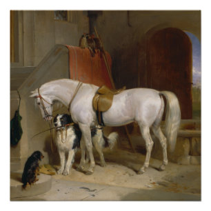 Pôster Cão-cavalo Favoritos pintura arte Landseer