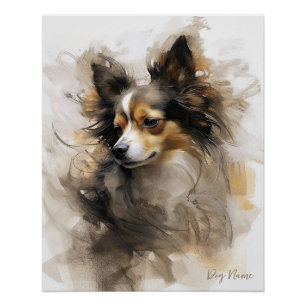 Pôster Cão Chihuahua no vento 004 - Yacobsen Derosana