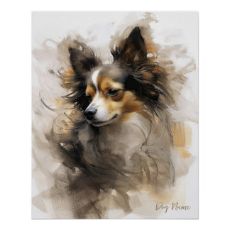 Pôster Cão Chihuahua no vento 004 - Yacobsen Derosana