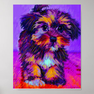 Pôster cão da chita