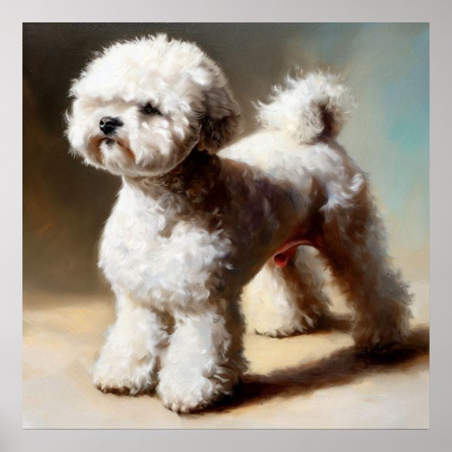 Poster Cão de Bolonha (Frente)