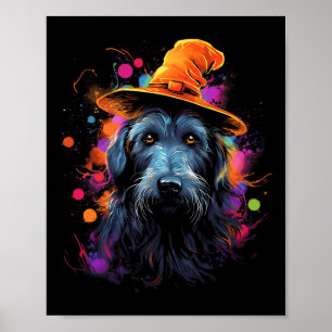 Poster Cão de estimação de cão de caça de lobo irlandês d