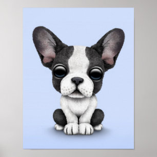 Poster Cão de filhote de cachorro bonito do buldogue