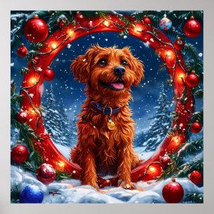Poster Cão de Natal
