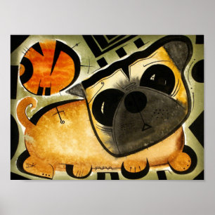 Poster Cão dk_2005aug8o do Pug