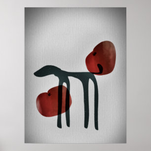 Poster Cão e Tomate
