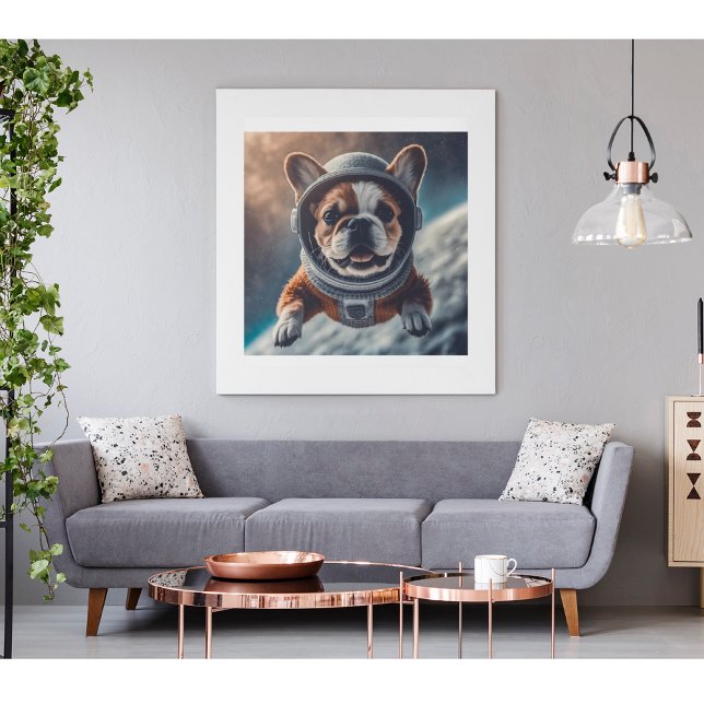 Poster Cão espacial (Criador carregado)