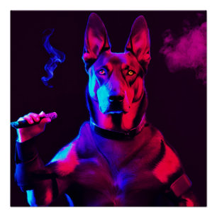 Pôster cão gangster