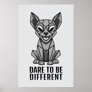 Poster Cão Geométrico