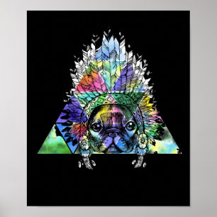 Pôster Cão hipster