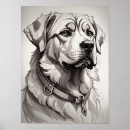 Poster Cão Labrador