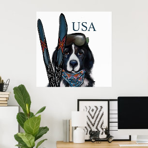 POSTER CÃO NEWFOUNDLAND