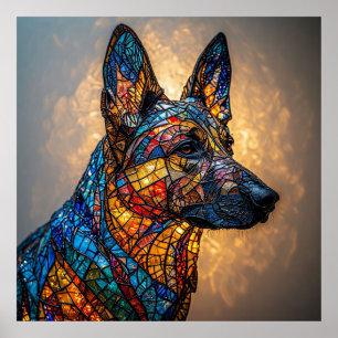 Poster Cão Pastor Alemão
