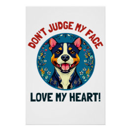 Pôster Cão Pitbull