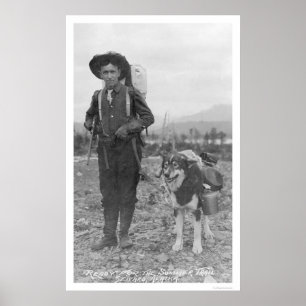 Pôster Cão Seward do Prospector, Alaska 1904