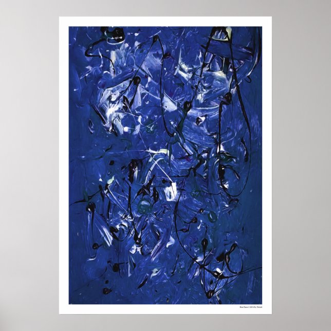Poster Caos Azul (Frente)