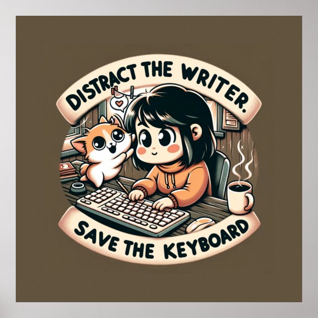 Poster Caos charmoso: O mauzinho do escritor (Frente)