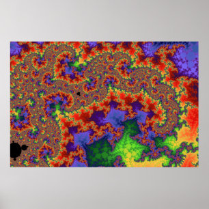 Pôster Caos Psicodélico