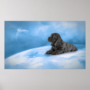 Poster Cãozinho de Cocker Spaniel Inglês