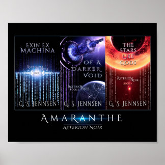Poster Capa Colagem Asterion Noir (10x8)