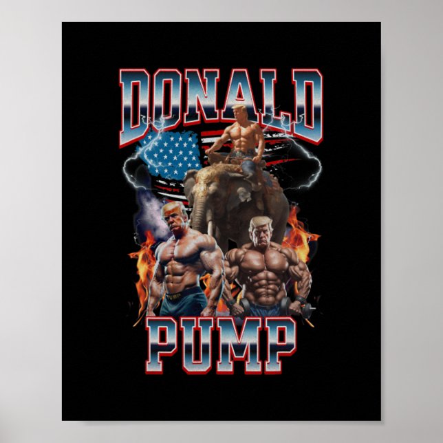 Poster Capa da Bomba Donald Trump Academia  (Frente)
